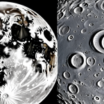 달 탐사선 개발 기술 - Here are three detailed image prompts based on the provided text, designed to capture the essence of...